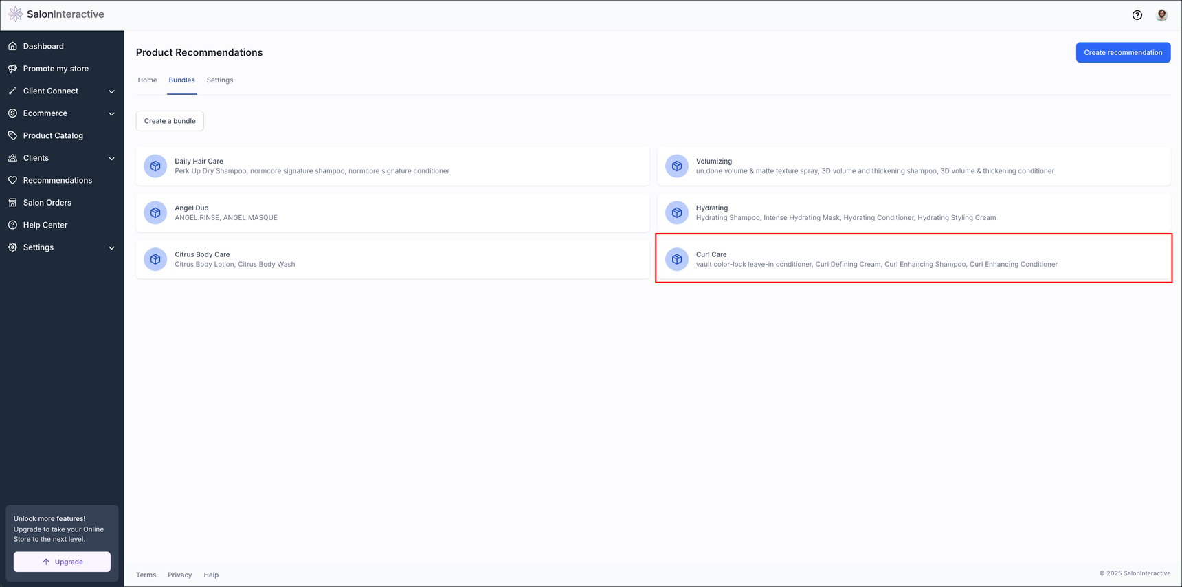 How do I delete or edit bundles on the web app?