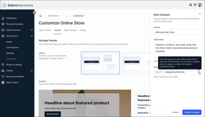 How do I customize my online store-07