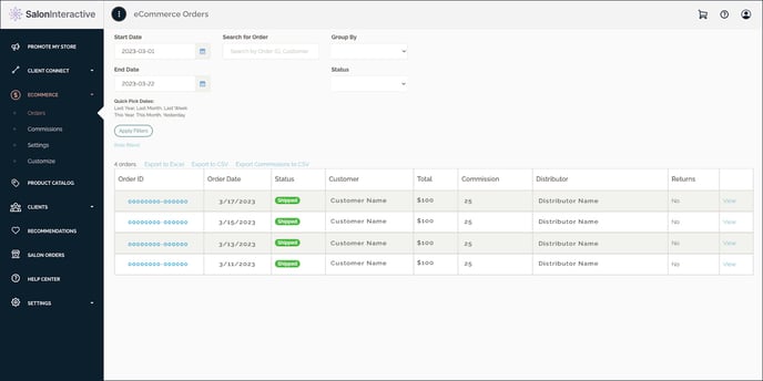 How do I track customer orders-03