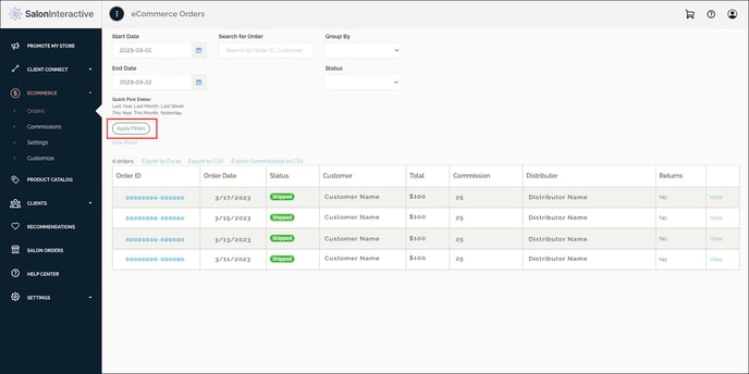 How do I track customer orders-07