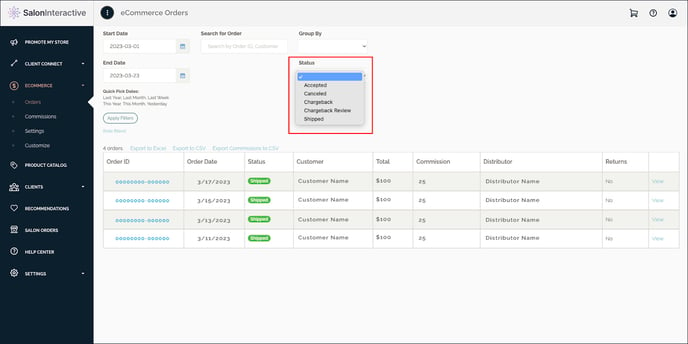 How do I track customer orders-09