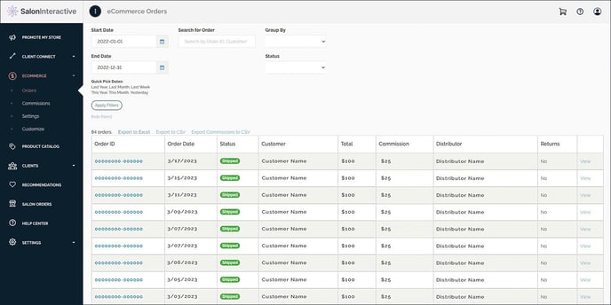 How do I track customer orders-10