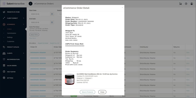 How do I track customer orders-19