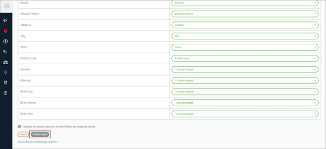 How do I upload clients-15