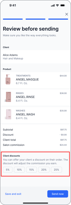 Share recommendation copy